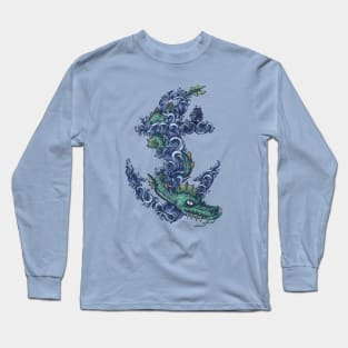 Sailing the High Sea Serpent Long Sleeve T-Shirt